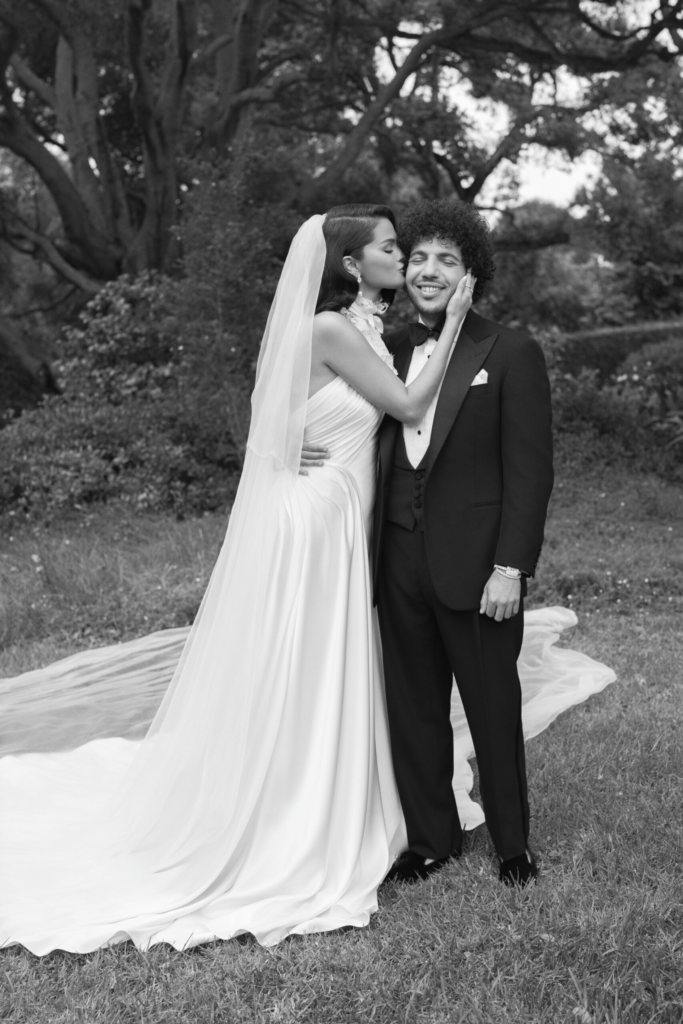 Selena Gomez and Benny Blanco on their wedding day