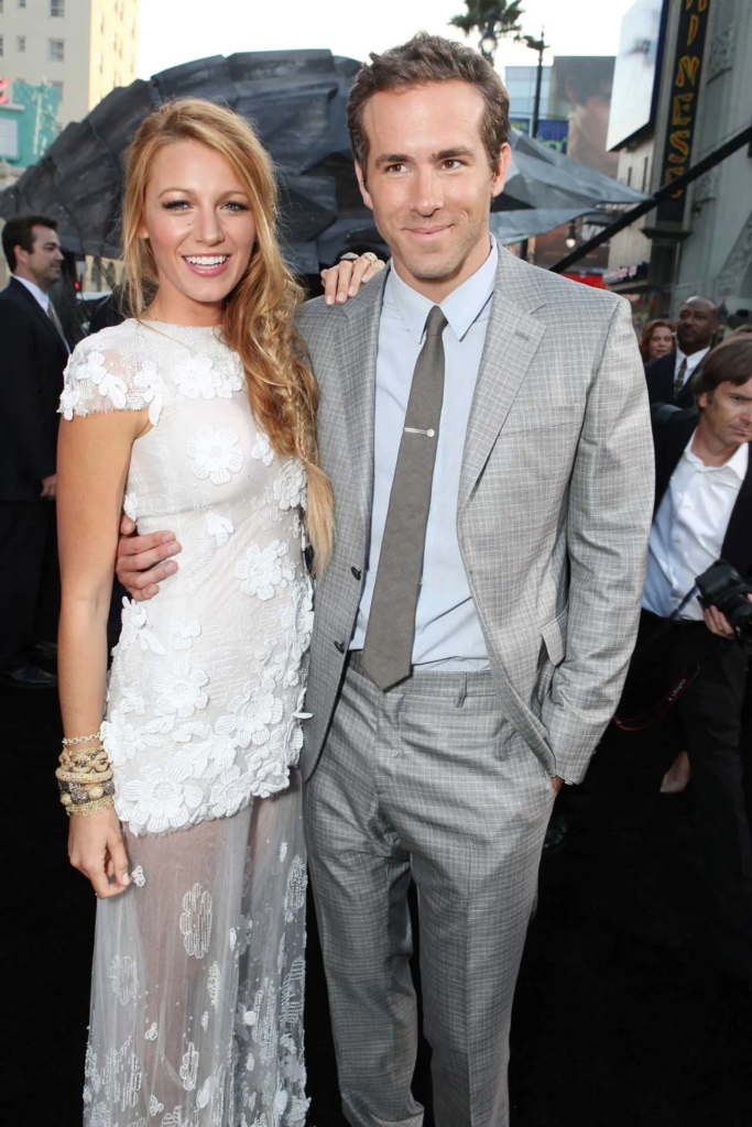 Blake Lively and Ryan Reynolds at an event