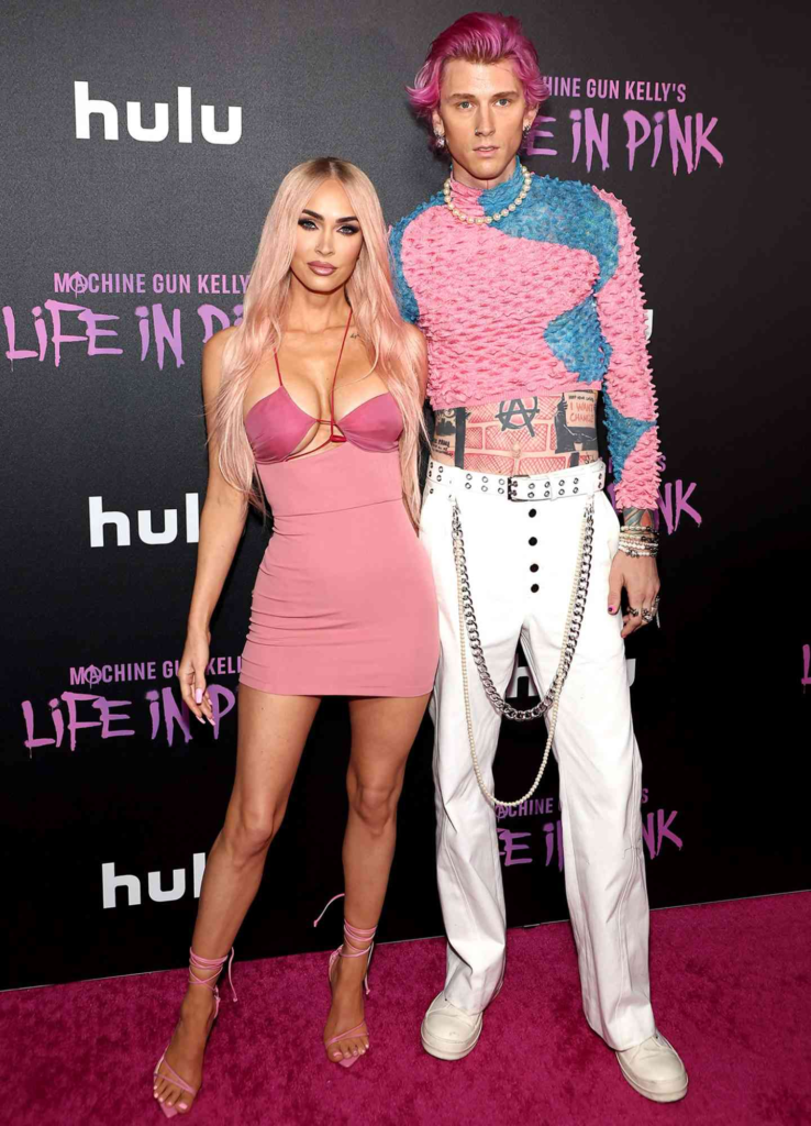 Megan Fox and MGK at an event