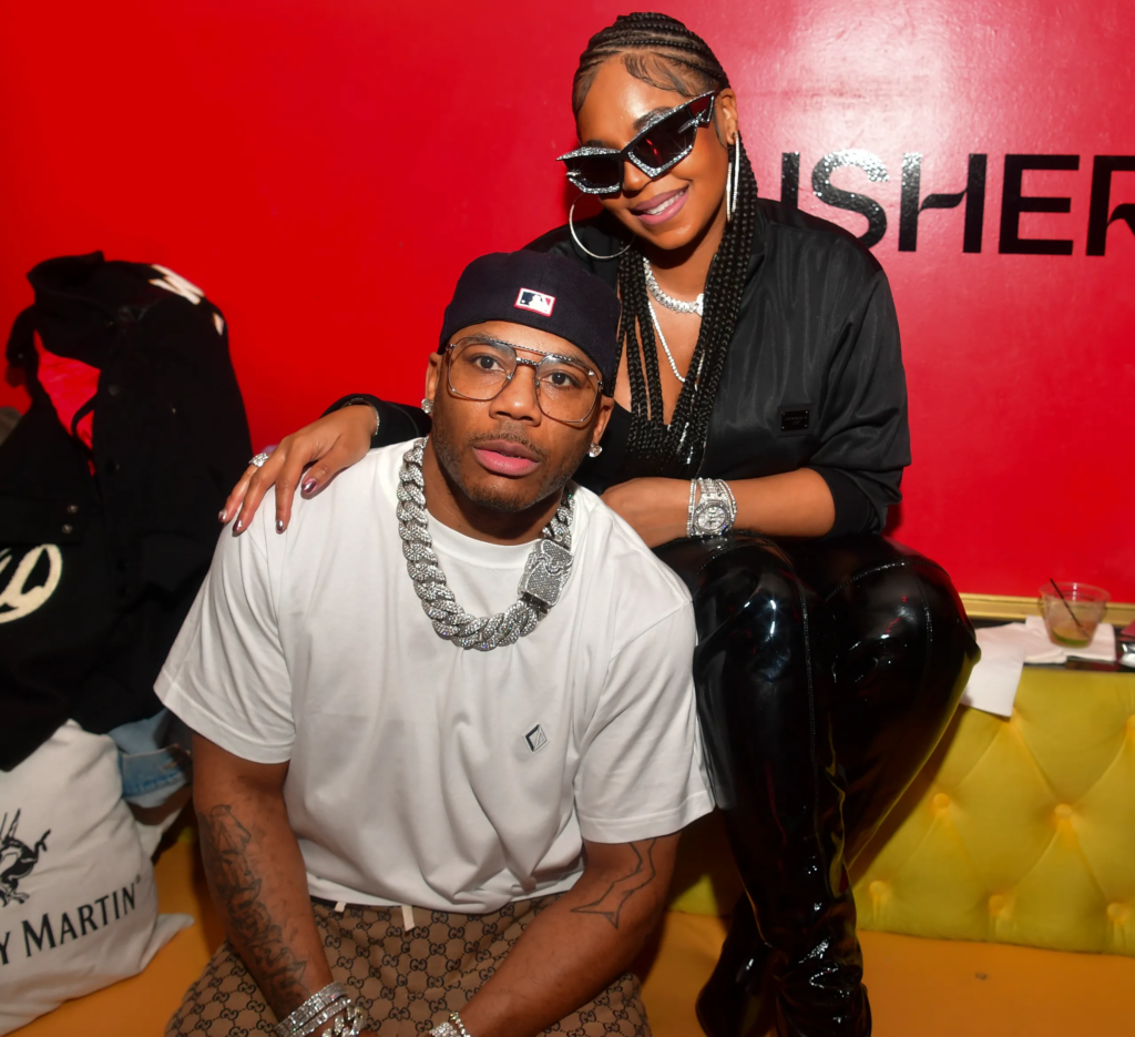 Nelly and Ashanti at an event