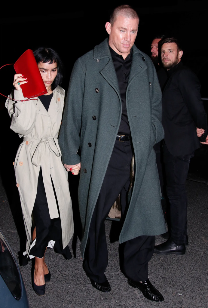 Zoë Kravitz and Channing Tatum stepping out