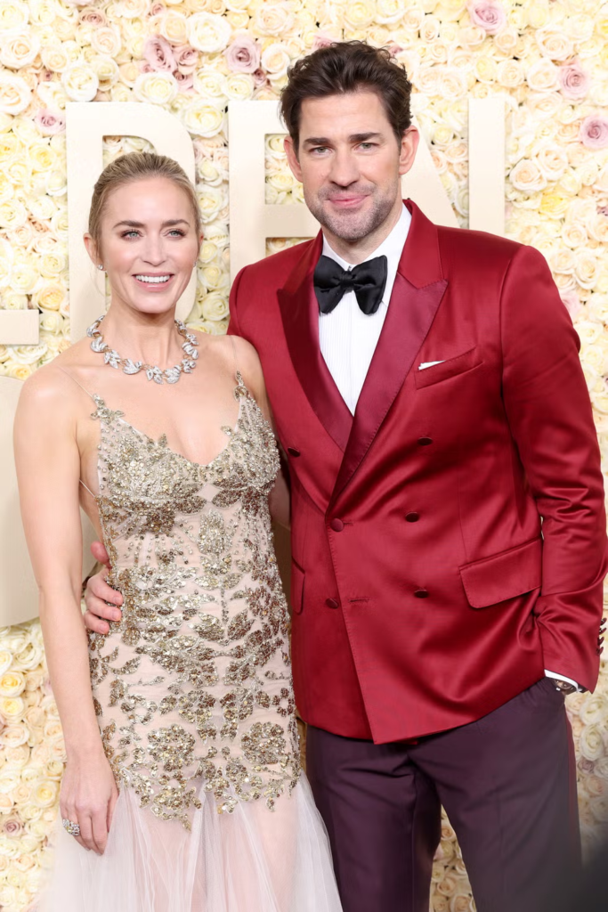 mily Blunt and John Krasinski at an event