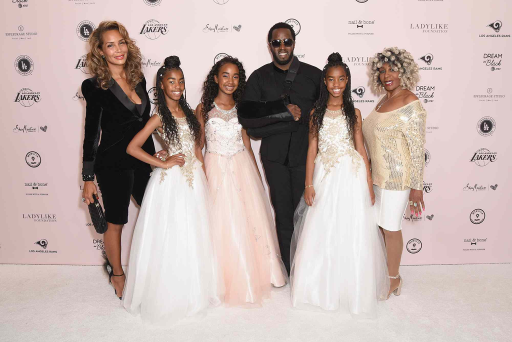 Diddy and Sarah Chapman with their daughters