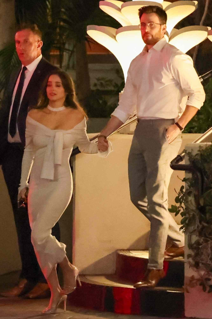 Chris Evans and Alba Baptista