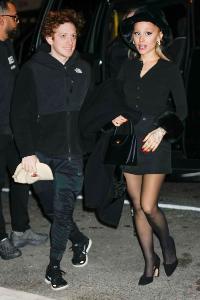 Ariana Grande and Ethan Slater