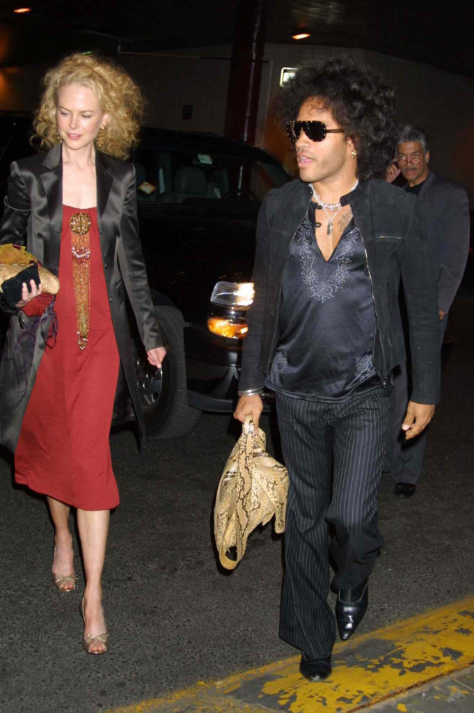 Nicole Kidman and Lenny Kravitz