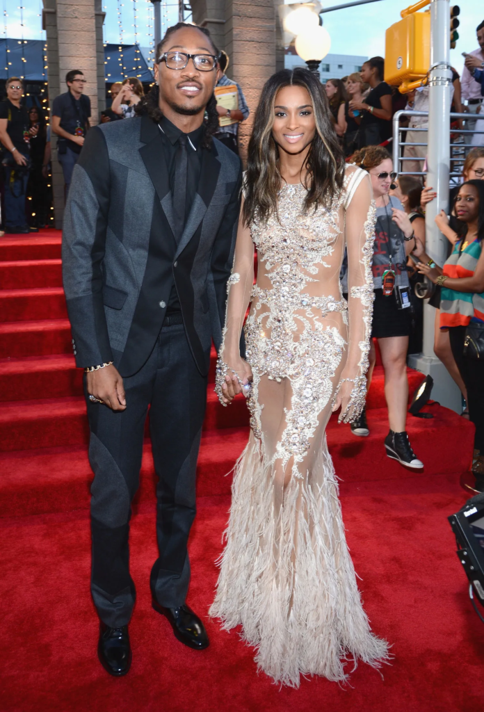 Ciara and Future at an event