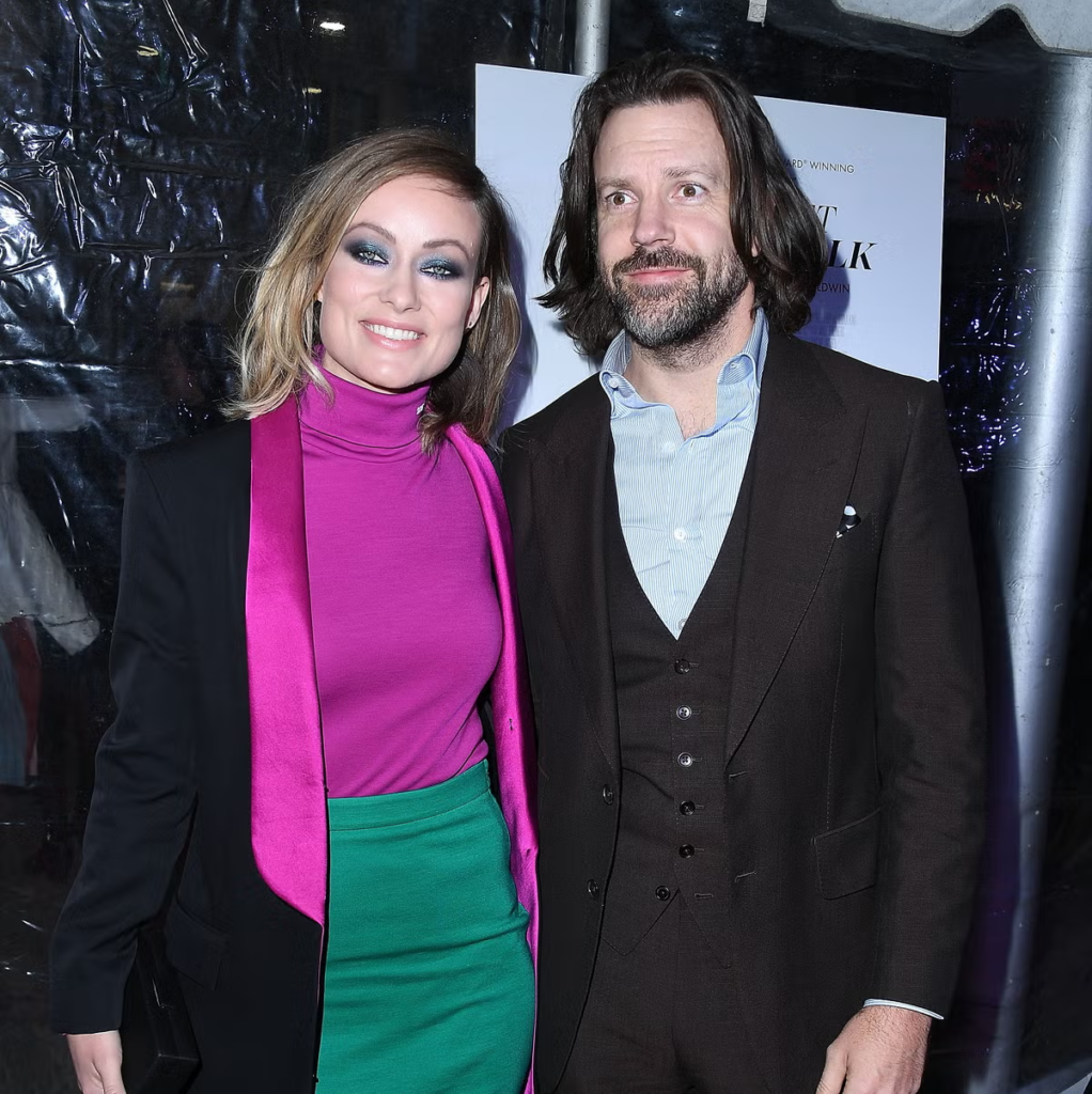 Olivia Wilde and Jason Sudeikis at an event