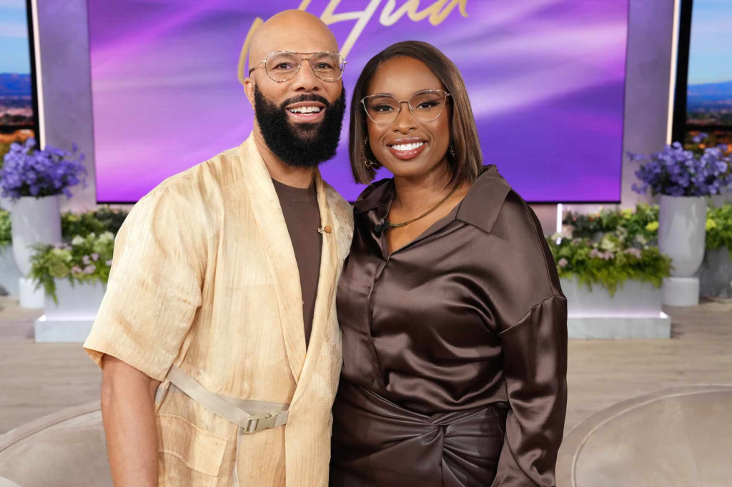 Jennifer Hudson and Common at her show