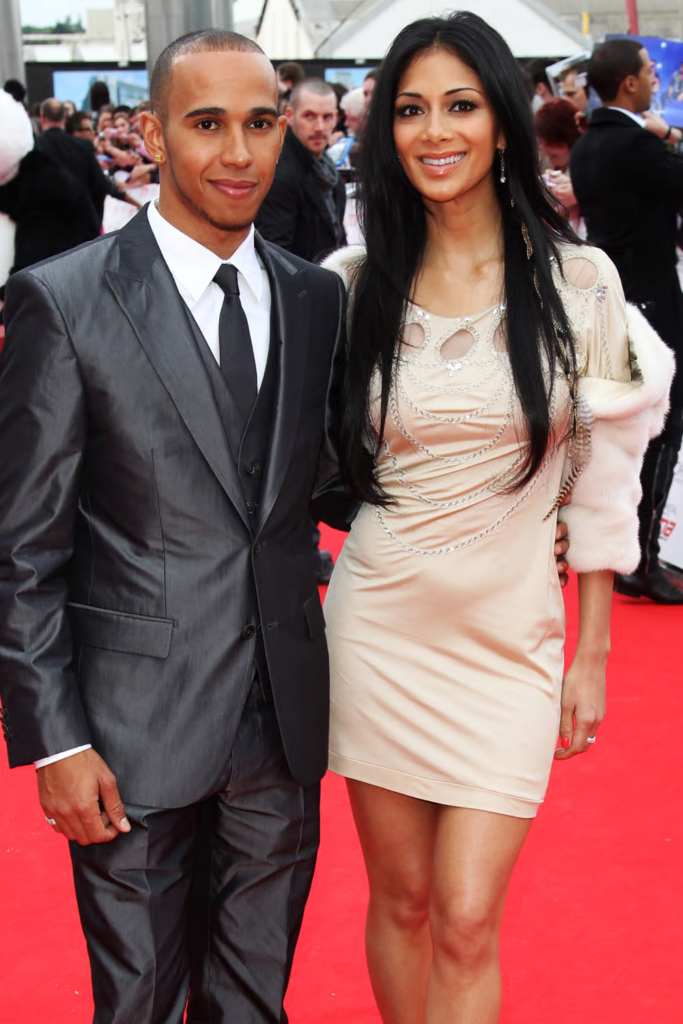 Lewis Hamilton and Nicole Scherzinger on the red carpet