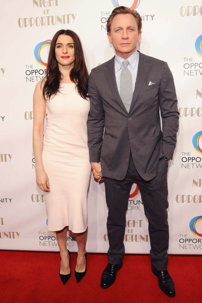 Daniel Craig and Rachel Weisz on the red carpet