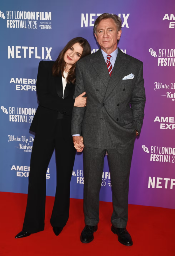 Daniel Craig and Rachel Weisz at an event