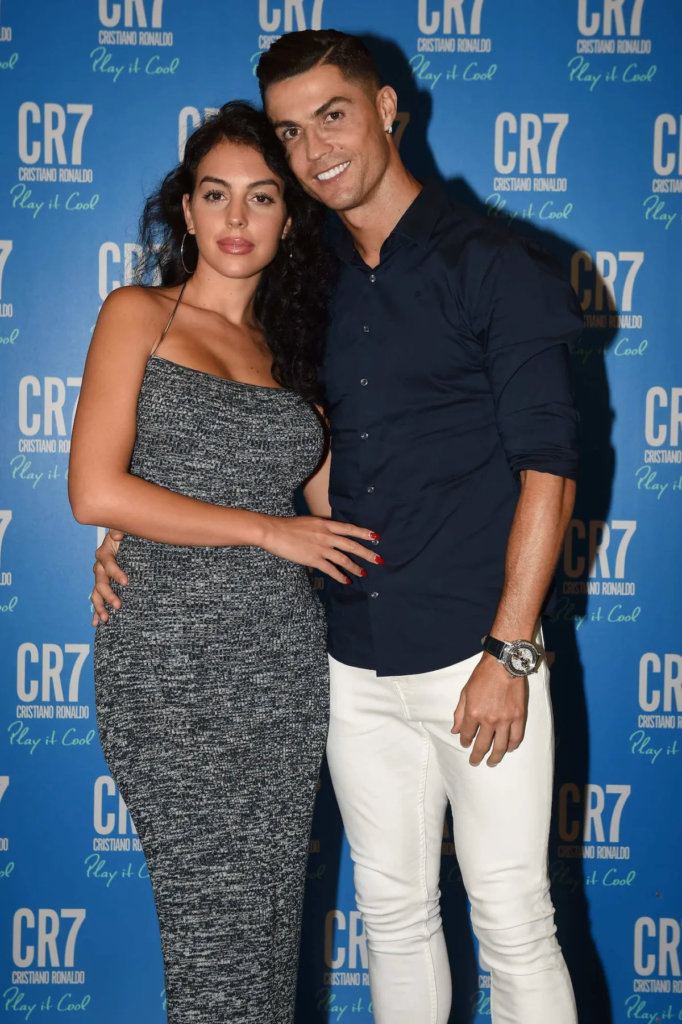 Cristiano Ronaldo and Georgina Rodriguez at an event