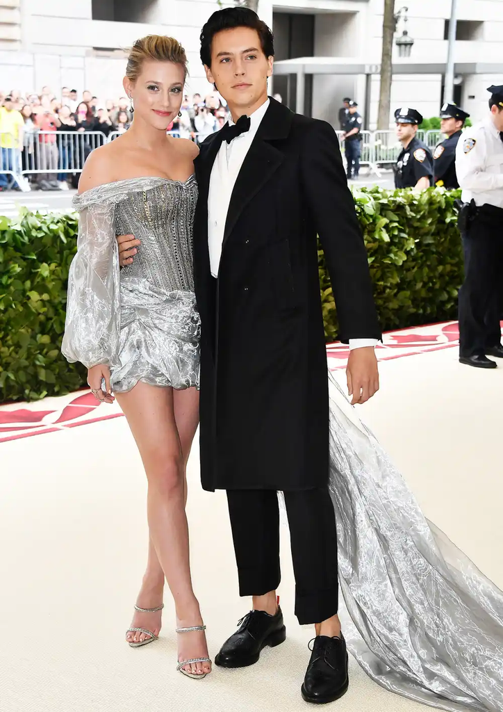 Lili Reinhart and Cole Sprouse at the Met Gala 2018