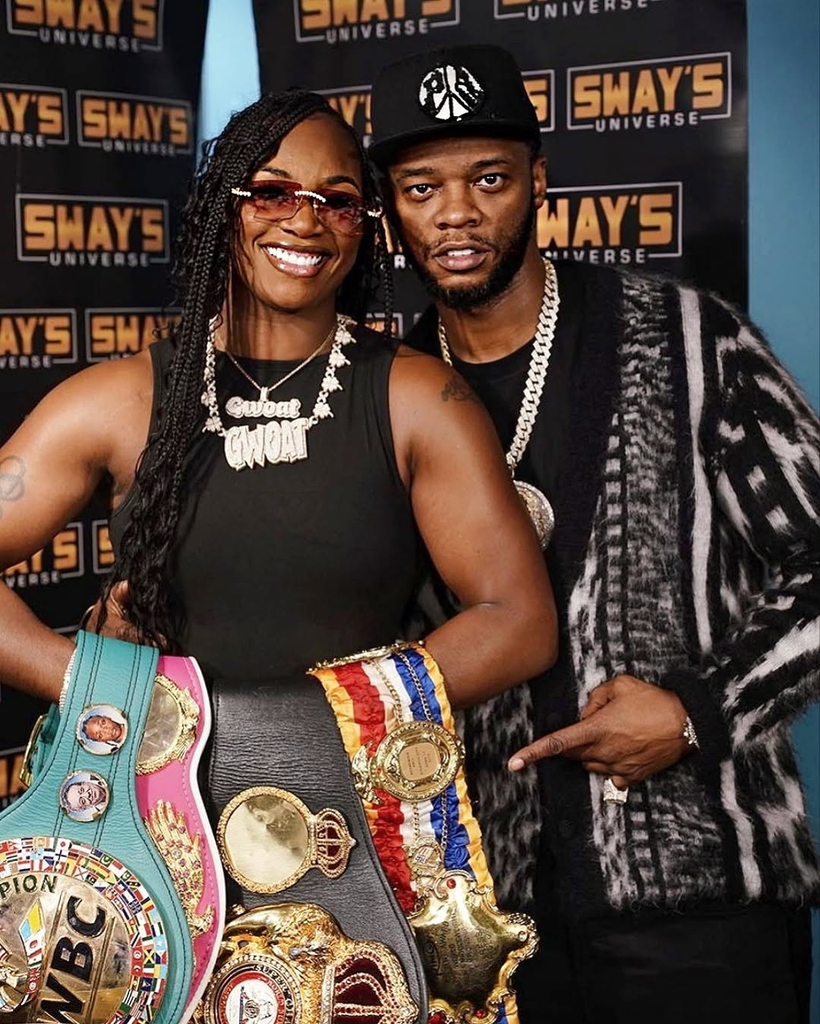 Claressa Shields and Papoose